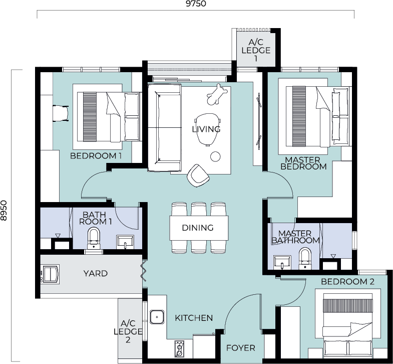 Type A Floor Plan