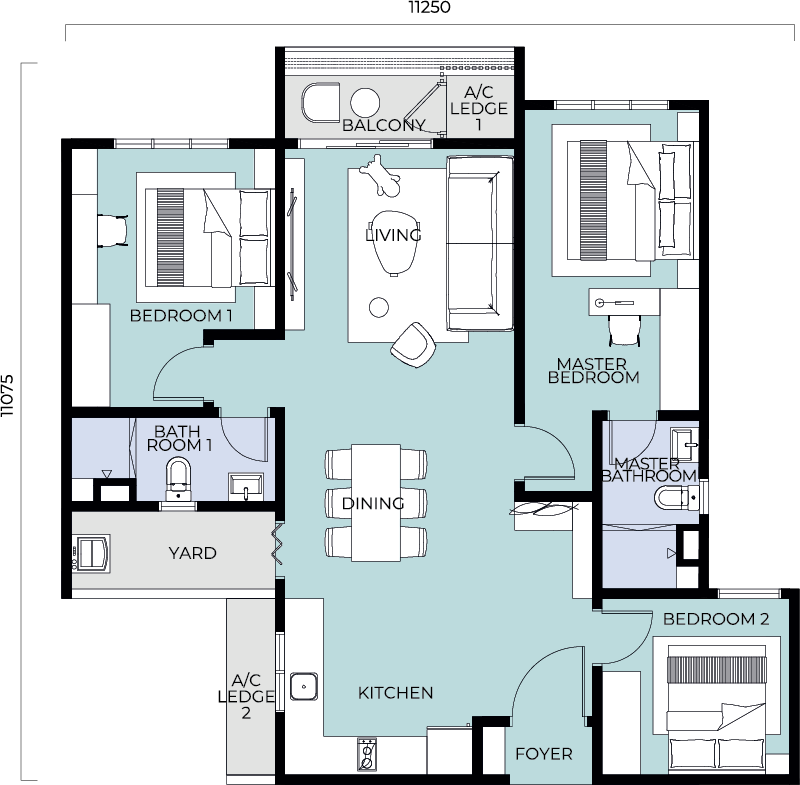 Type B(a) Floor Plan
