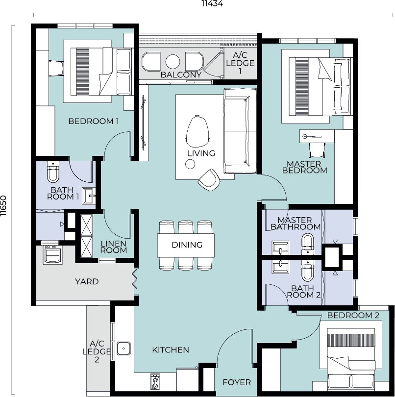 Type C Floor Plan