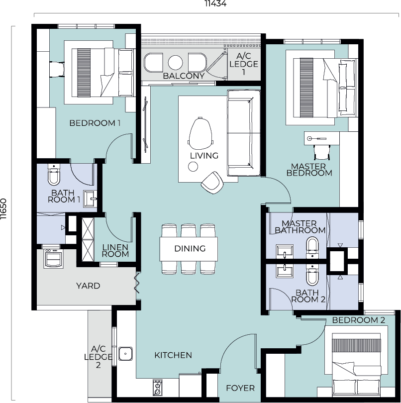 Type C Floor Plan